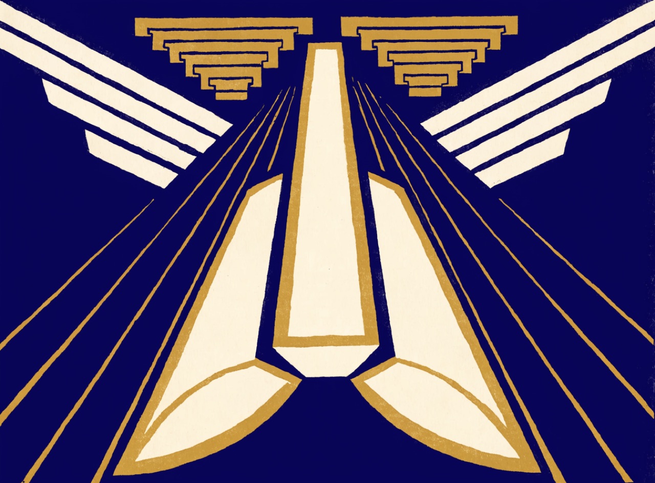 Art Deco Poster example frame