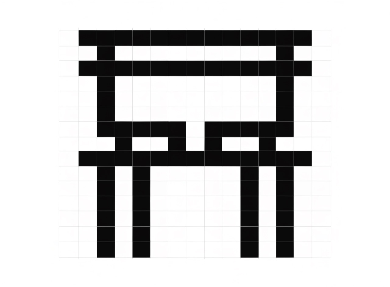 Crouwel Grid Alphabet example frame