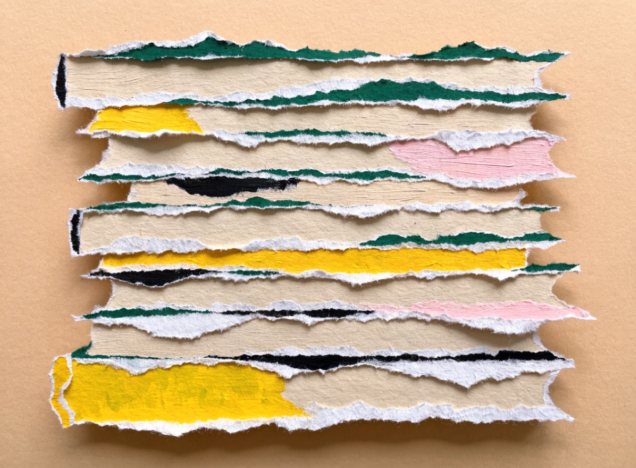 Cut Paper Collage example frame