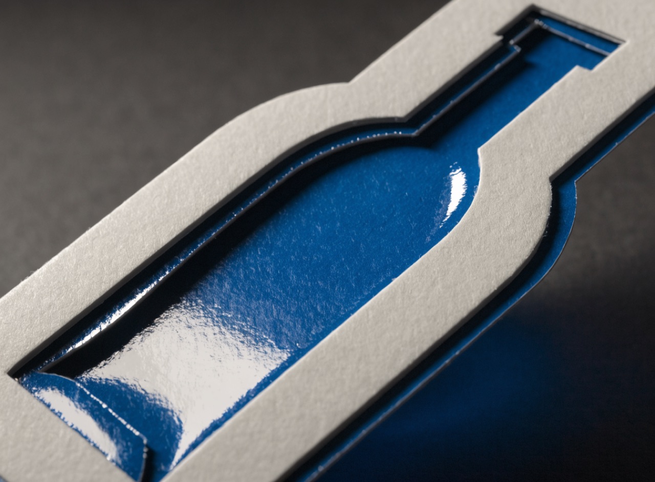 Die Cut and Spot UV example frame
