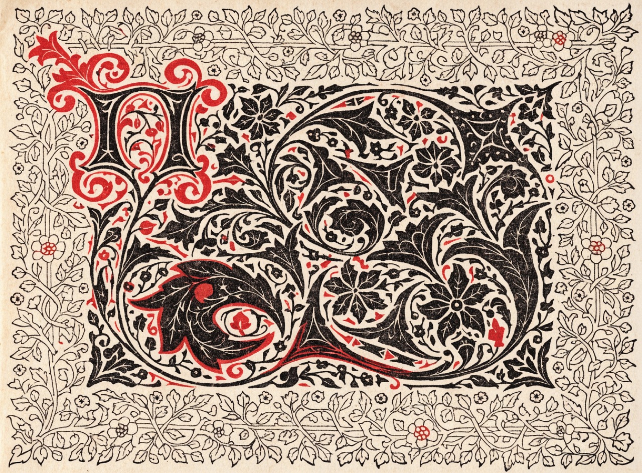 Kelmscott / Arts and Crafts example frame