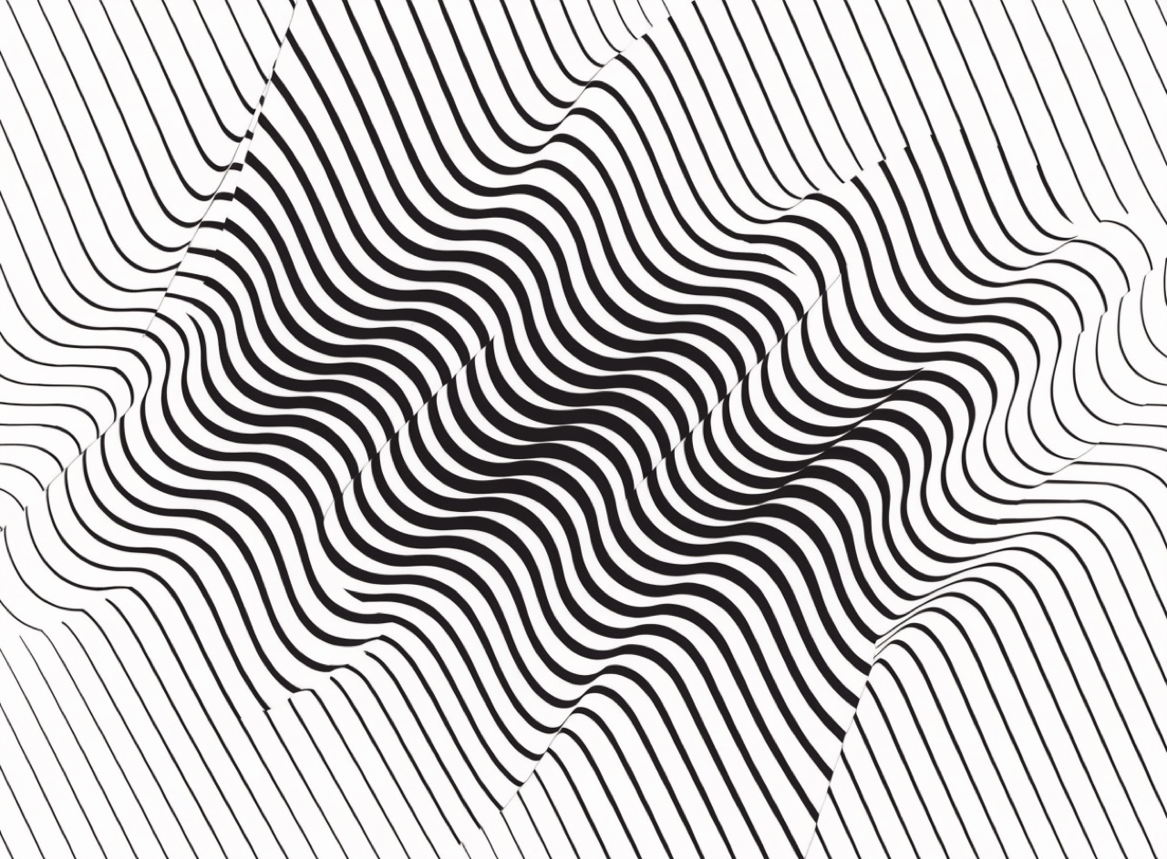 Op Art Moiré example frame