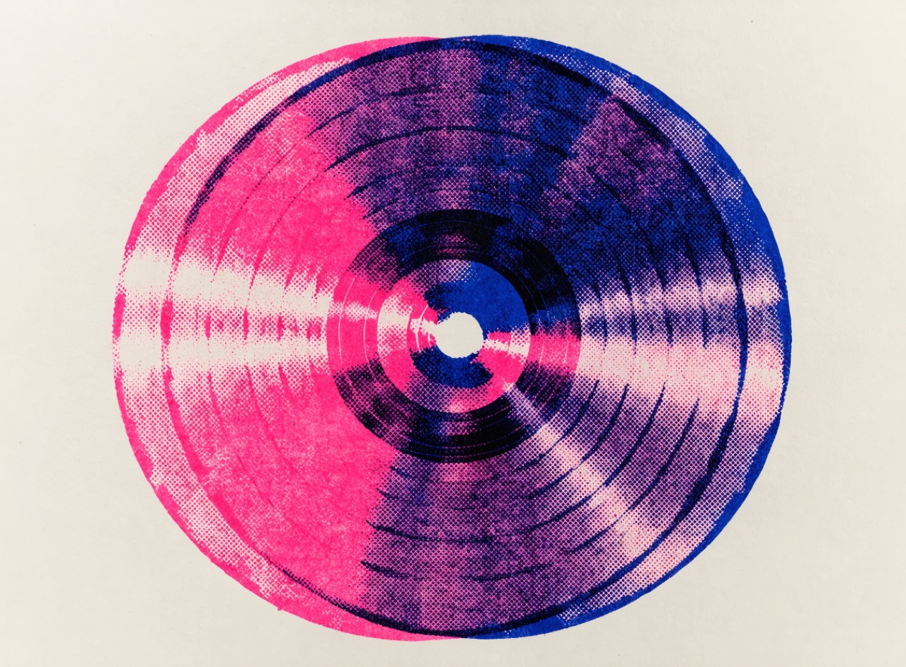 Risograph Duotone example frame