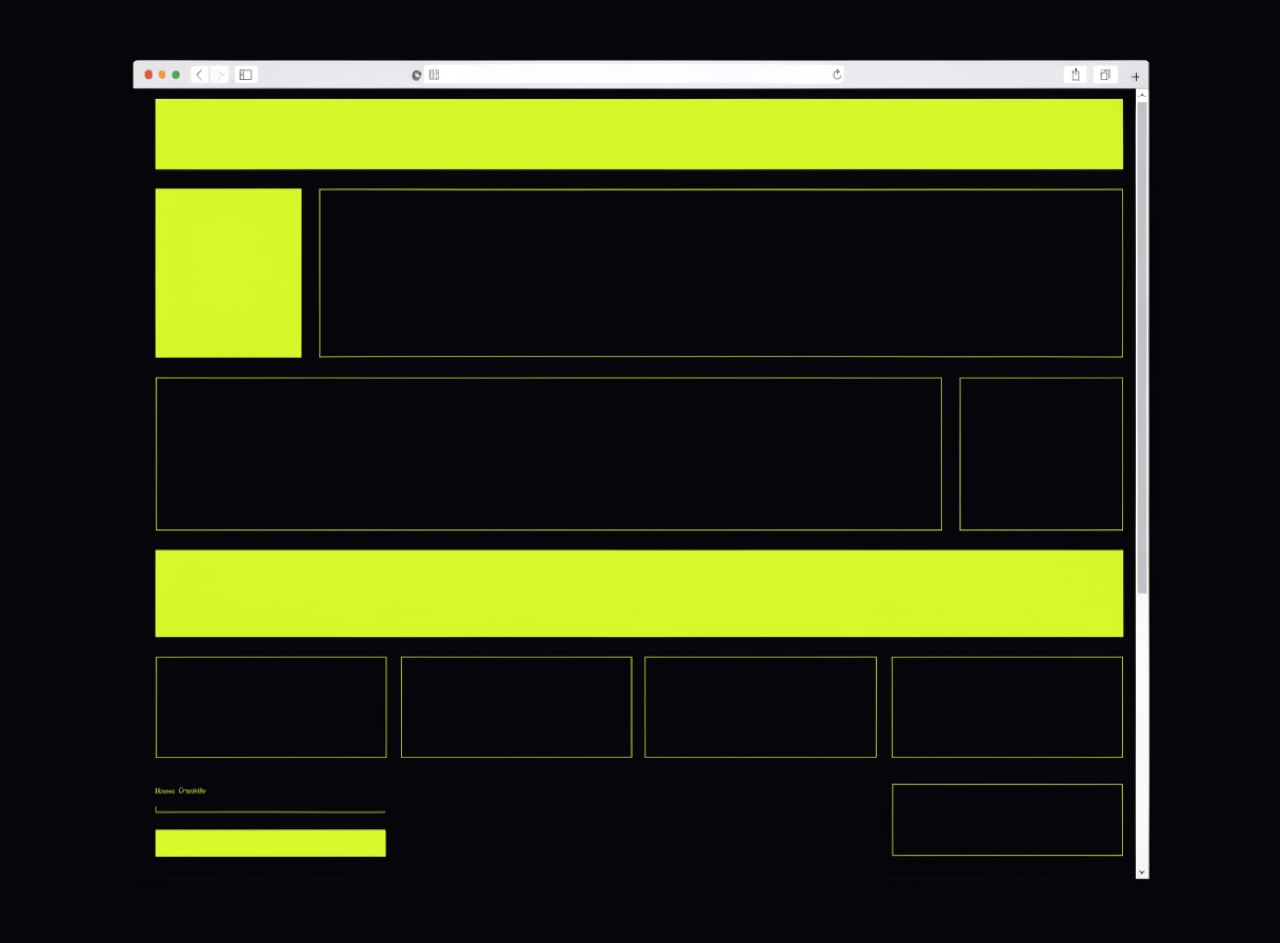 Web Brutalism example frame
